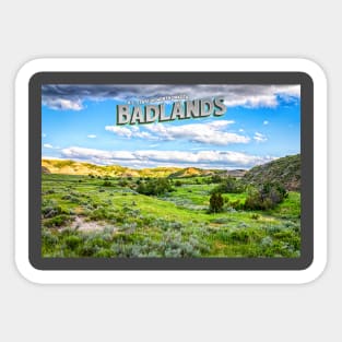 North Dakota Badlands Sticker